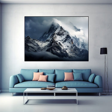 Misty Mountain Painting